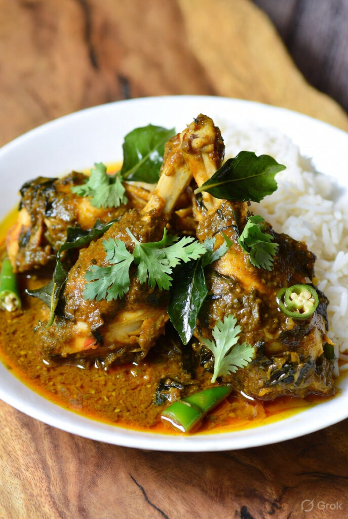 Andhra Gongura Chicken