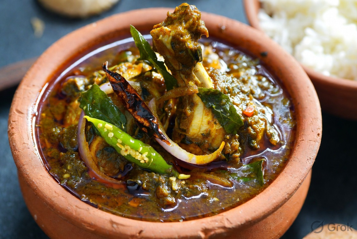 Andhra Gongura Chicken