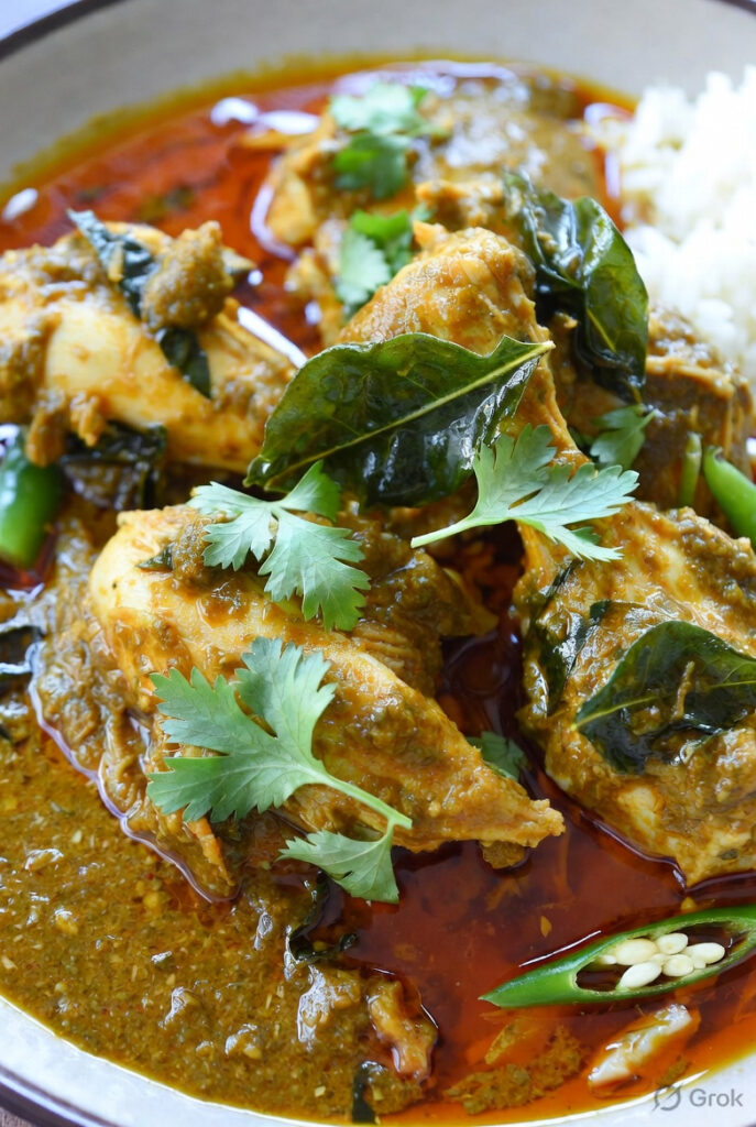 Andhra Gongura Chicken