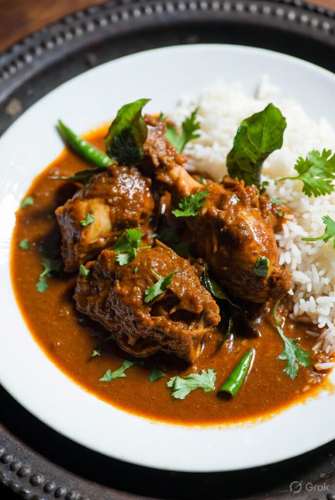 Andhra Gongura Chicken