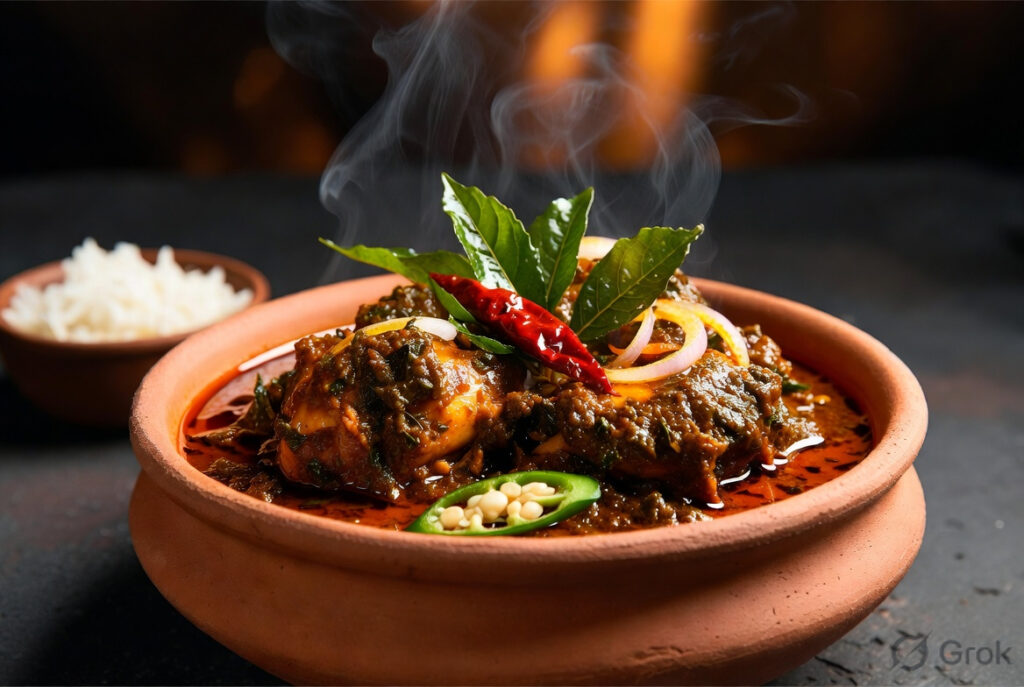 Andhra Gongura Chicken