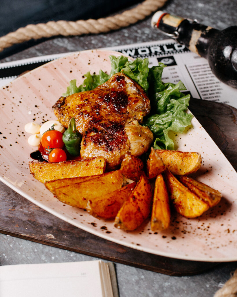 Smoky Chicken and Potatoes in Rich Sauce