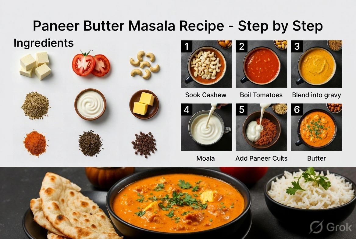 Paneer Butter Masala vs Matar Paneer